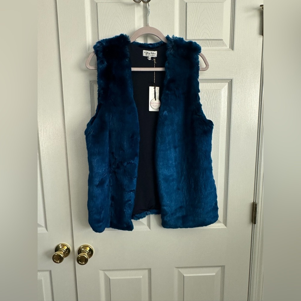 NWT Ripley Rader Faux Fur Vest